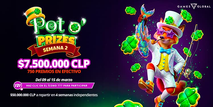 Torneo Pot o’ Prizes por Games Global Semana 2