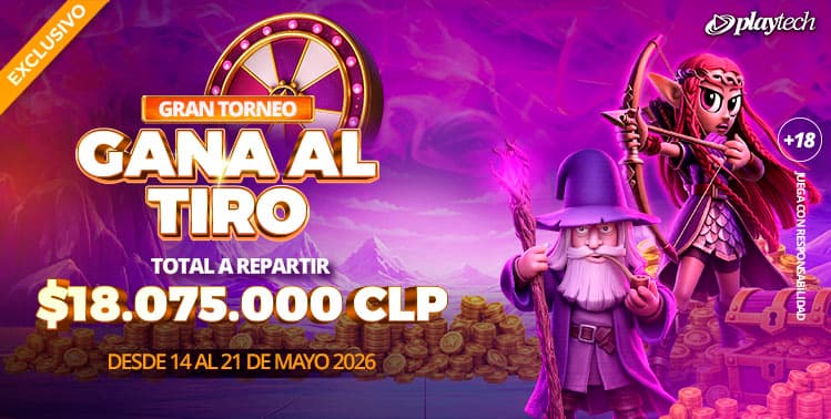 Torneo Exclusivo Torneo Gana al Tiro por Playtech