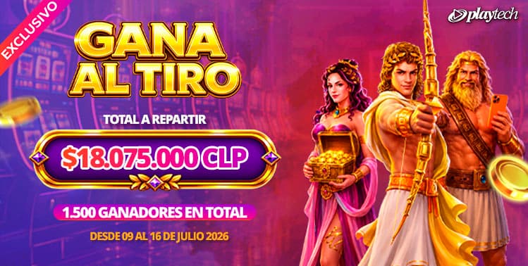 Torneo Exclusivo gana al tiro por playtech
